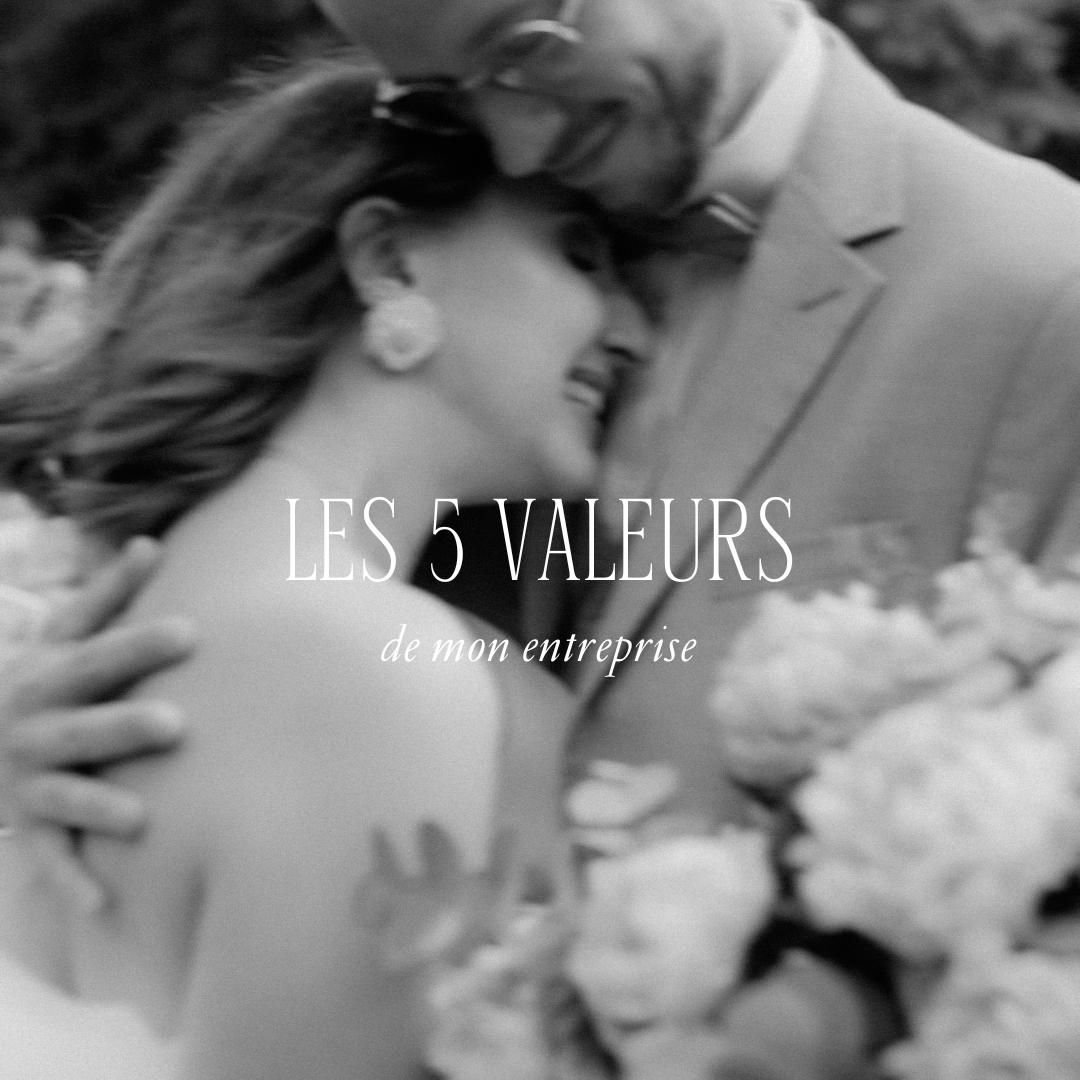 Mes valeurs fondamentales entant que photographe de mariages.