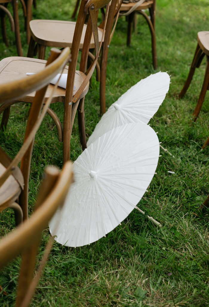 Détails, parapluies