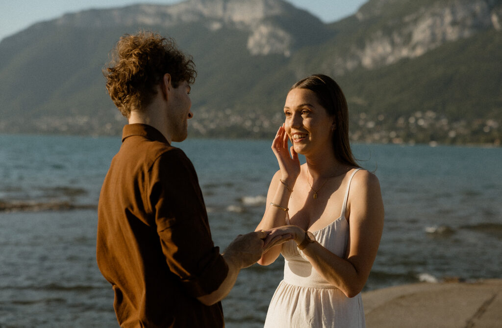 demande en mariage lac annecy