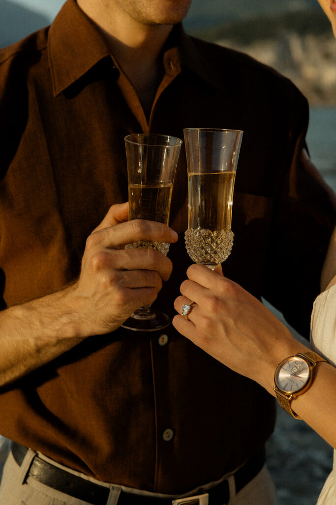 demande en mariage sur le lac d'Annecy