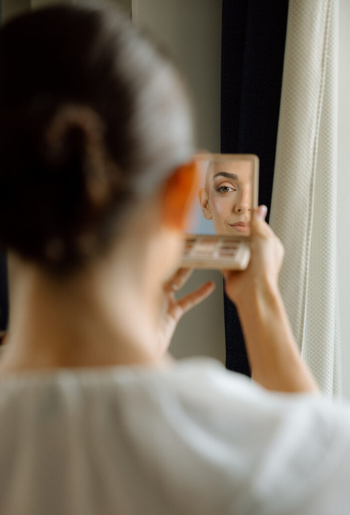 Luxury wedding La Baule bride getting ready